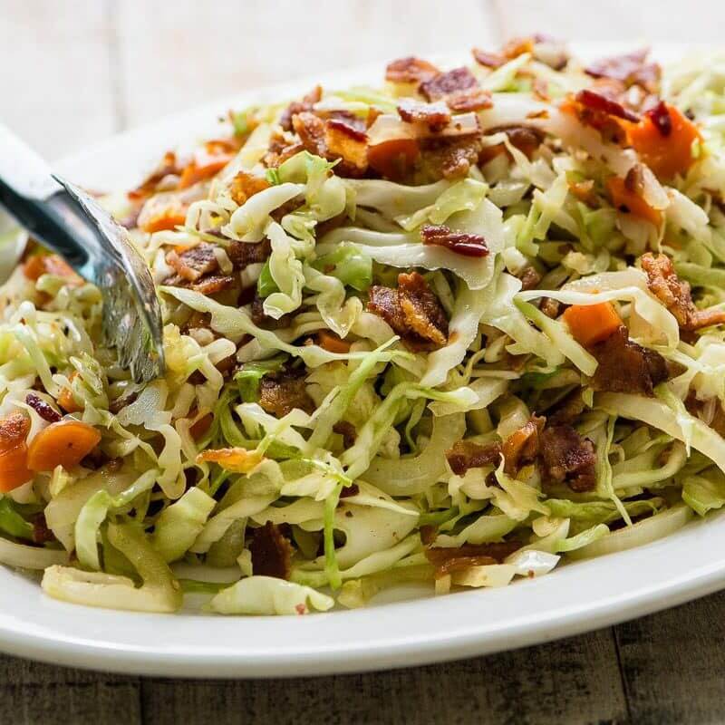 Pepper Bacon Cabbage